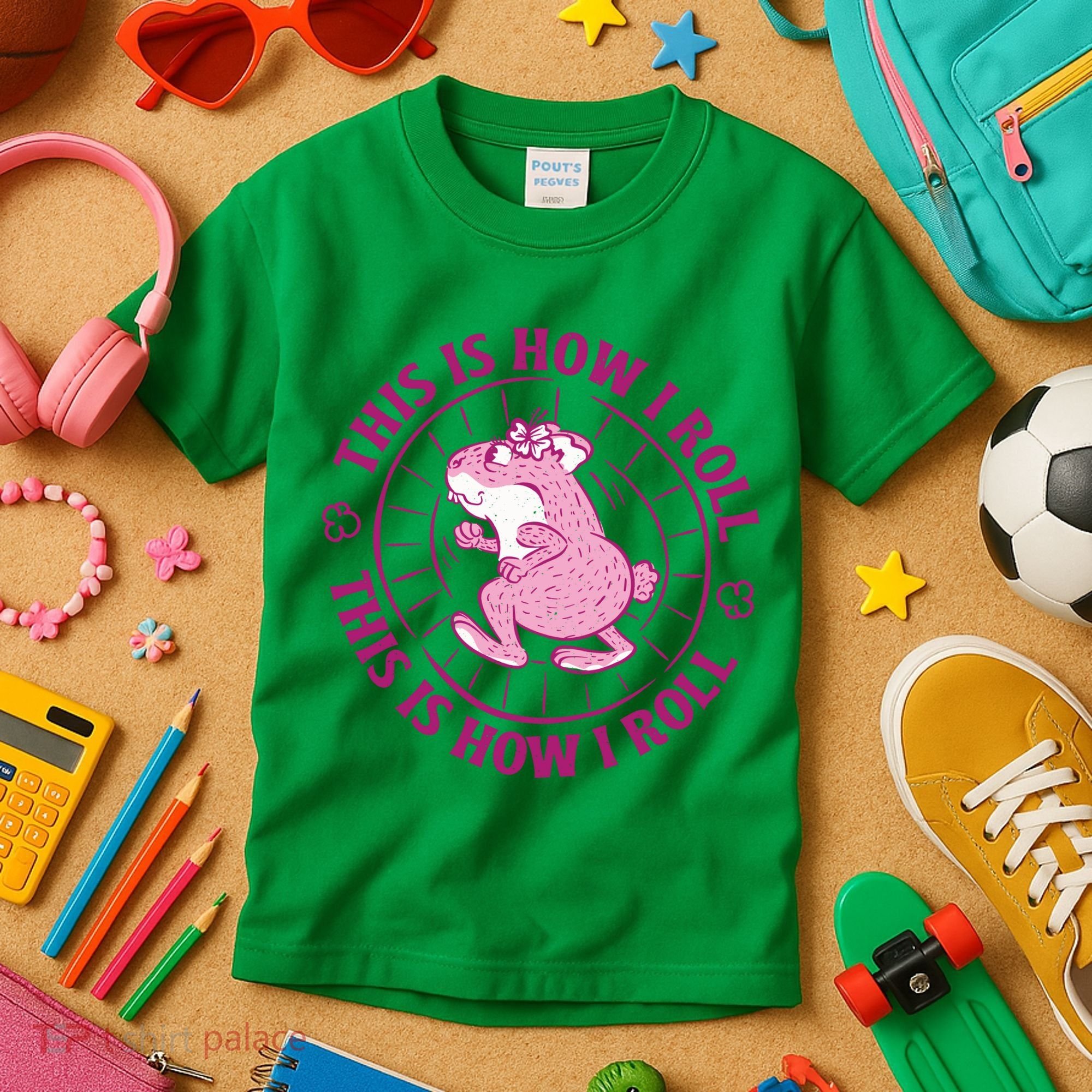 This Is How I Roll Hamster Kids T-Shirt