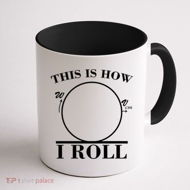 This Is How I Roll Math Science Physics Coffee Mug back