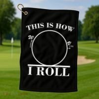 This Is How I Roll Math Science Physics Golf Towel thumb 1
