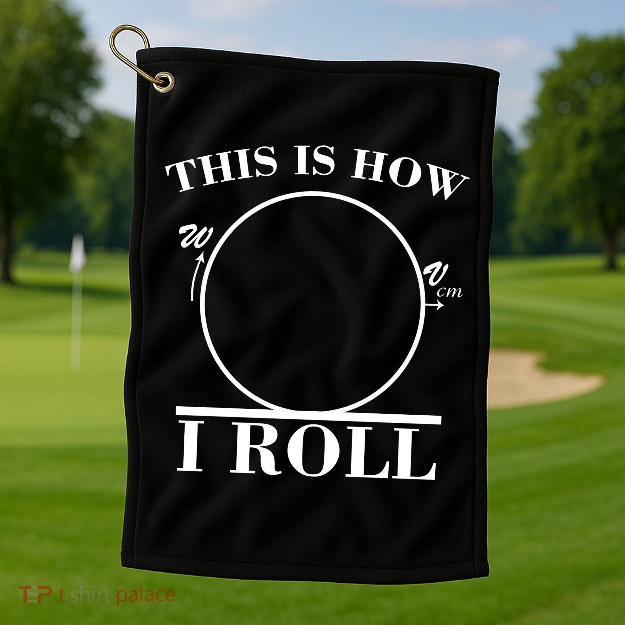 This Is How I Roll Math Science Physics Golf Towel