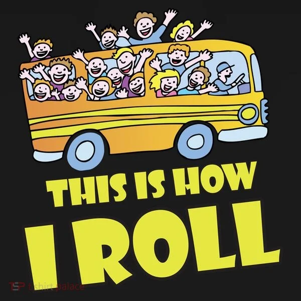 This is How I Roll School Bus Bucket Hat