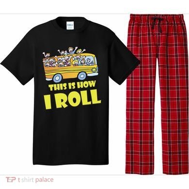 This is How I Roll School Bus Pajama Set