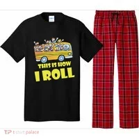 This is How I Roll School Bus Pajama Set thumb 0