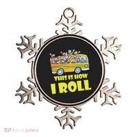 This is How I Roll School Bus Ornament thumb 0