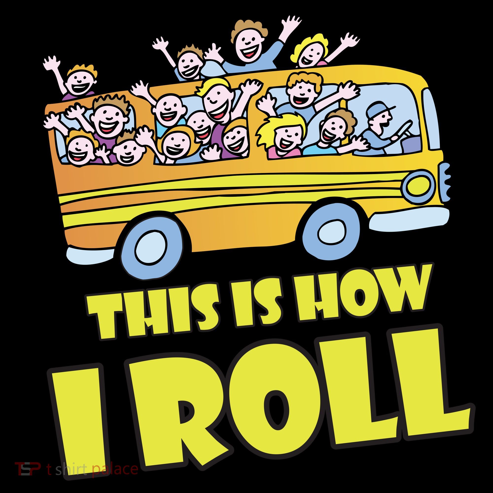 This is How I Roll School Bus Ornament