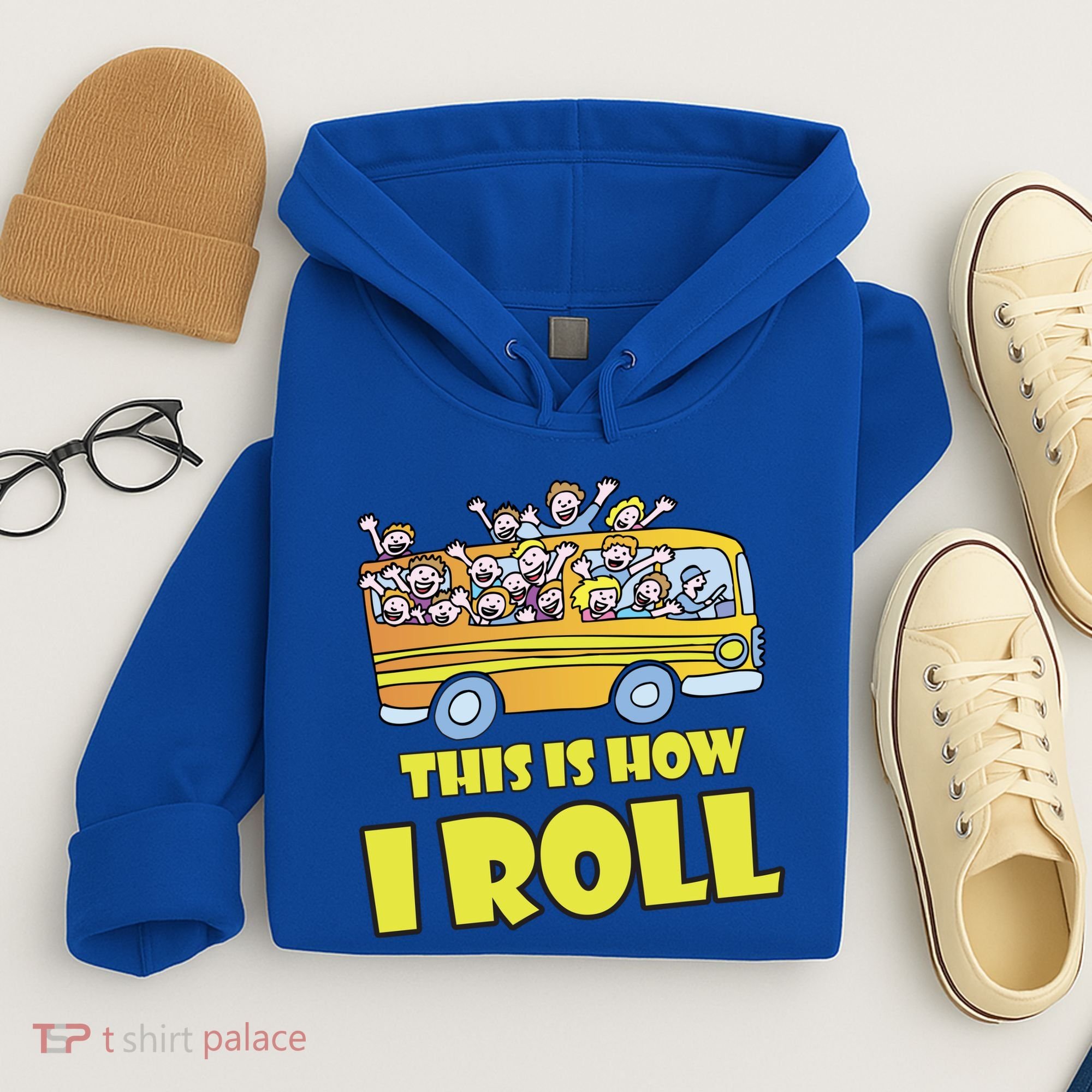 This is How I Roll School Bus Hoodie