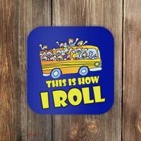 This is How I Roll School Bus Coaster thumb 0