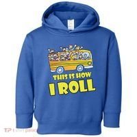 This is How I Roll School Bus Toddler Hoodie thumb 0