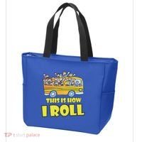 This is How I Roll School Bus Tote Bag thumb 3