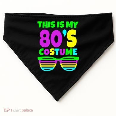 This Is My 80's Costume USA-Made Doggie Bandana