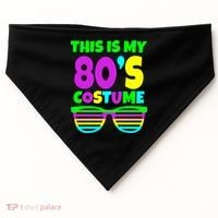 This Is My 80's Costume USA-Made Doggie Bandana thumb 0