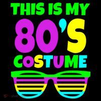 This Is My 80's Costume Women's Hoodie thumb 2