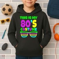This Is My 80's Costume Kids Hoodie thumb 2