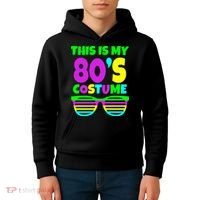 This Is My 80's Costume Kids Hoodie thumb 4