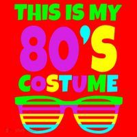 This Is My 80's Costume Santa Hat thumb 1