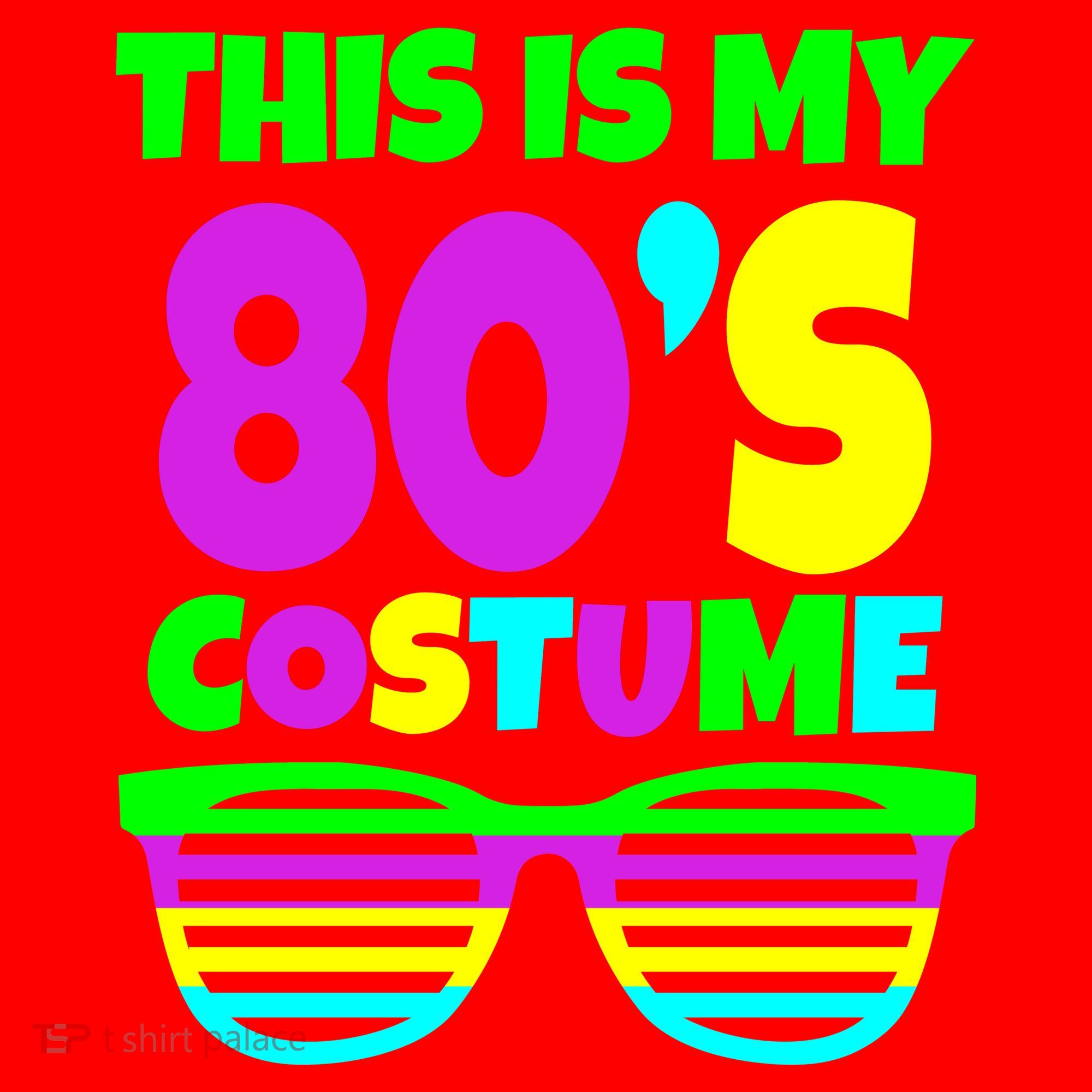 This Is My 80's Costume Santa Hat