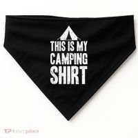 This Is My Camping USA-Made Doggie Bandana thumb 0