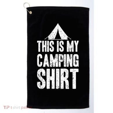 This Is My Camping Golf Towel