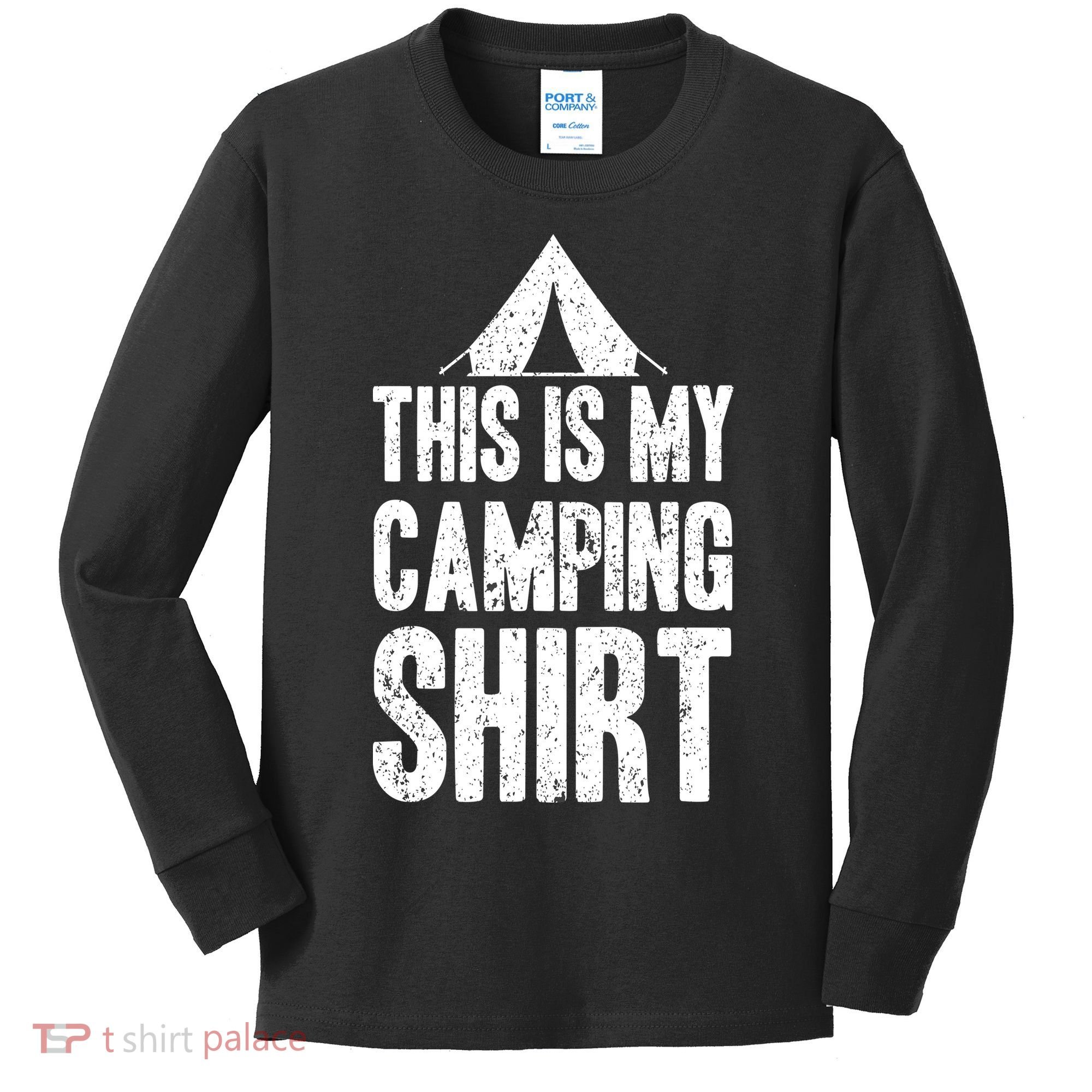 This Is My Camping Kids Long Sleeve Shirt