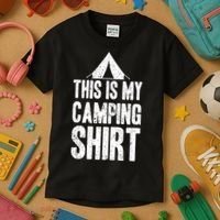 This Is My Camping Kids T-Shirt thumb 3