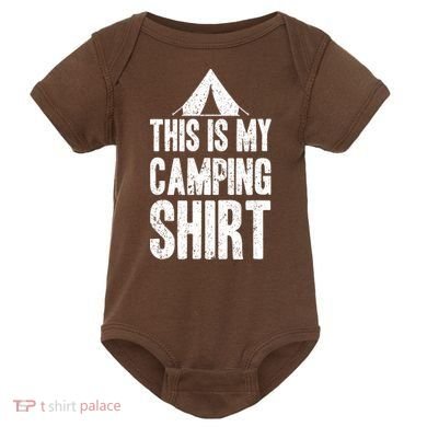 This Is My Camping Baby Bodysuit
