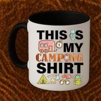 This Is My Camping Funny Coffee Mug thumb 2
