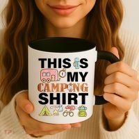 This Is My Camping Funny Coffee Mug thumb 3