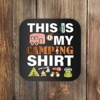 This Is My Camping Funny Coaster thumb 0