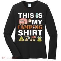 This Is My Camping Funny Women's Long Sleeve Shirt thumb 0