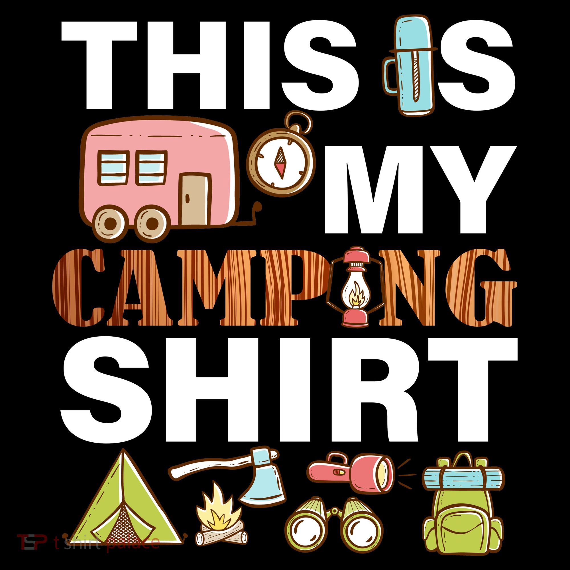 This Is My Camping Funny Women's Long Sleeve Shirt