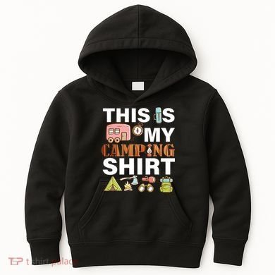 This Is My Camping Funny Kids Hoodie