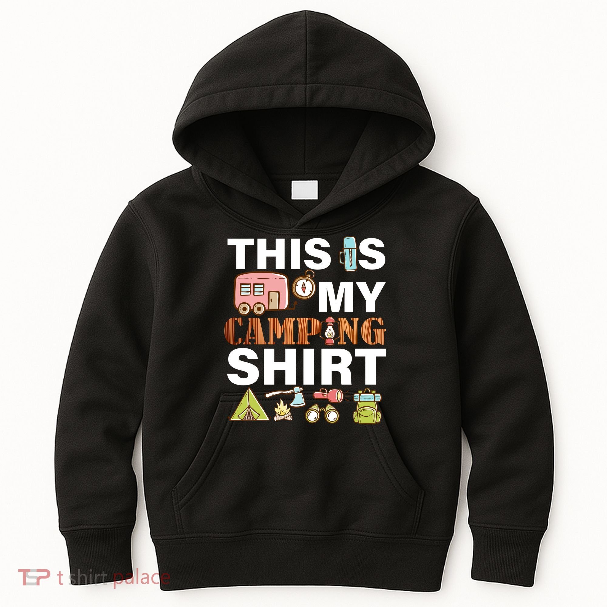 This Is My Camping Funny Kids Hoodie