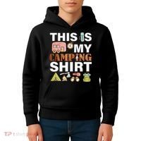 This Is My Camping Funny Kids Hoodie thumb 4