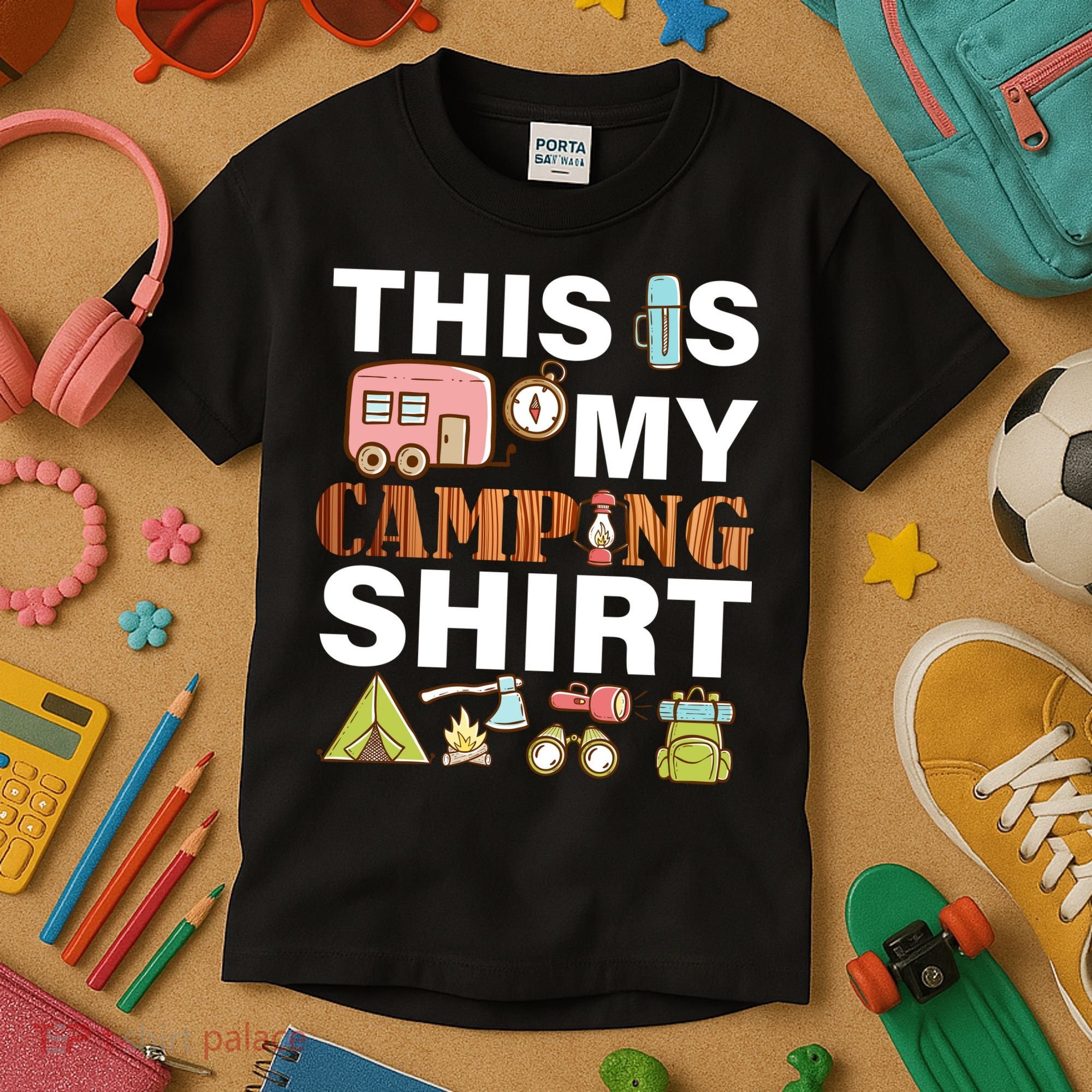 This Is My Camping Funny Kids T-Shirt
