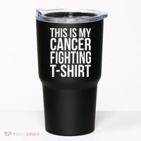 This Is My Cancer Fighting Tumbler thumb 0