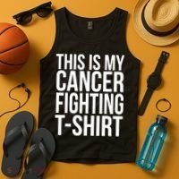 This Is My Cancer Fighting Tank Top thumb 4