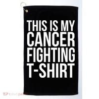 This Is My Cancer Fighting Golf Towel thumb 0