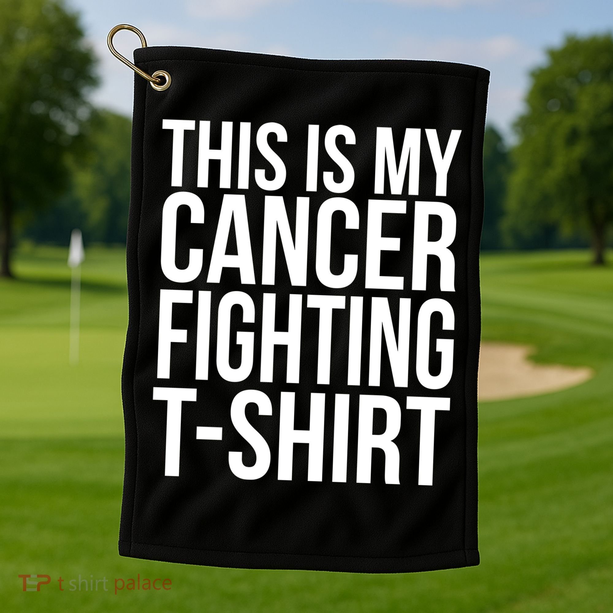 This Is My Cancer Fighting Golf Towel