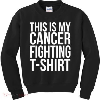 This Is My Cancer Fighting Kids Sweatshirt