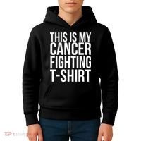 This Is My Cancer Fighting Kids Hoodie thumb 4
