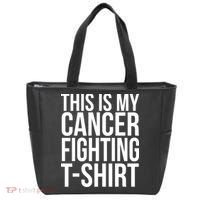 This Is My Cancer Fighting Tote Bag thumb 0