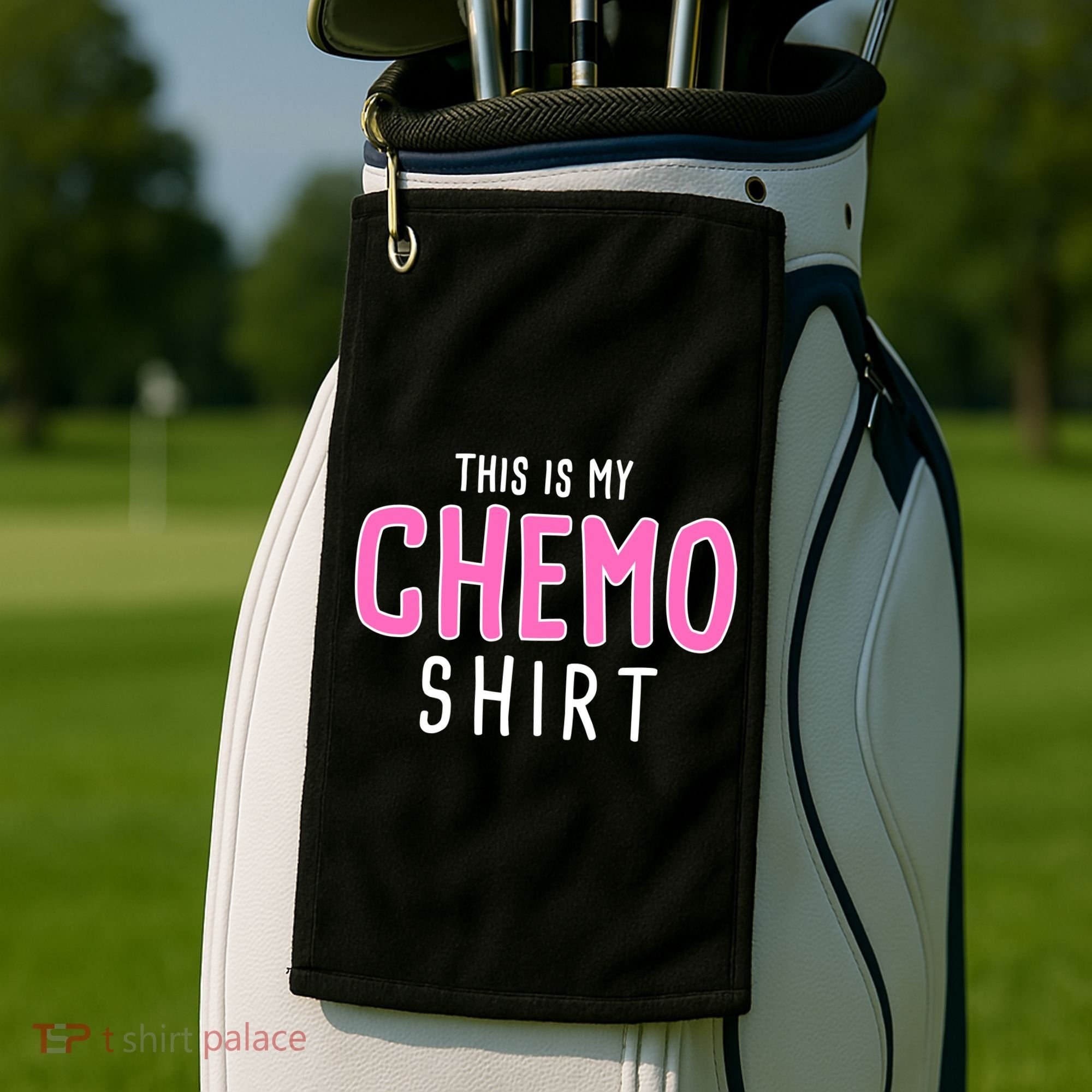 This Is My Chemo Shirt Golf Towel