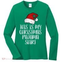 This Is My Christmas Pajama Women's Long Sleeve Shirt thumb 0
