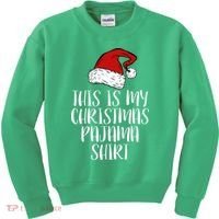 This Is My Christmas Pajama Kids Sweatshirt thumb 0