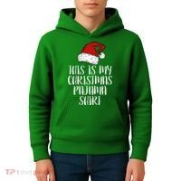 This Is My Christmas Pajama Kids Hoodie thumb 4