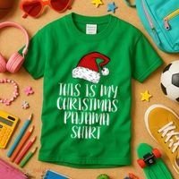 This Is My Christmas Pajama Kids T-Shirt thumb 3
