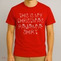 This Is My Christmas Pajama Shirt Funny T-Shirt thumb 3