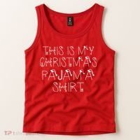 This Is My Christmas Pajama Shirt Funny Tank Top thumb 2