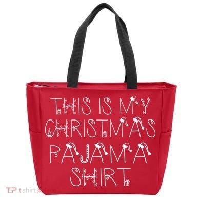 This Is My Christmas Pajama Shirt Funny Tote Bag