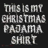 This is my Christmas Pajama Shirt Snow Letters Bucket Hat thumb 4
